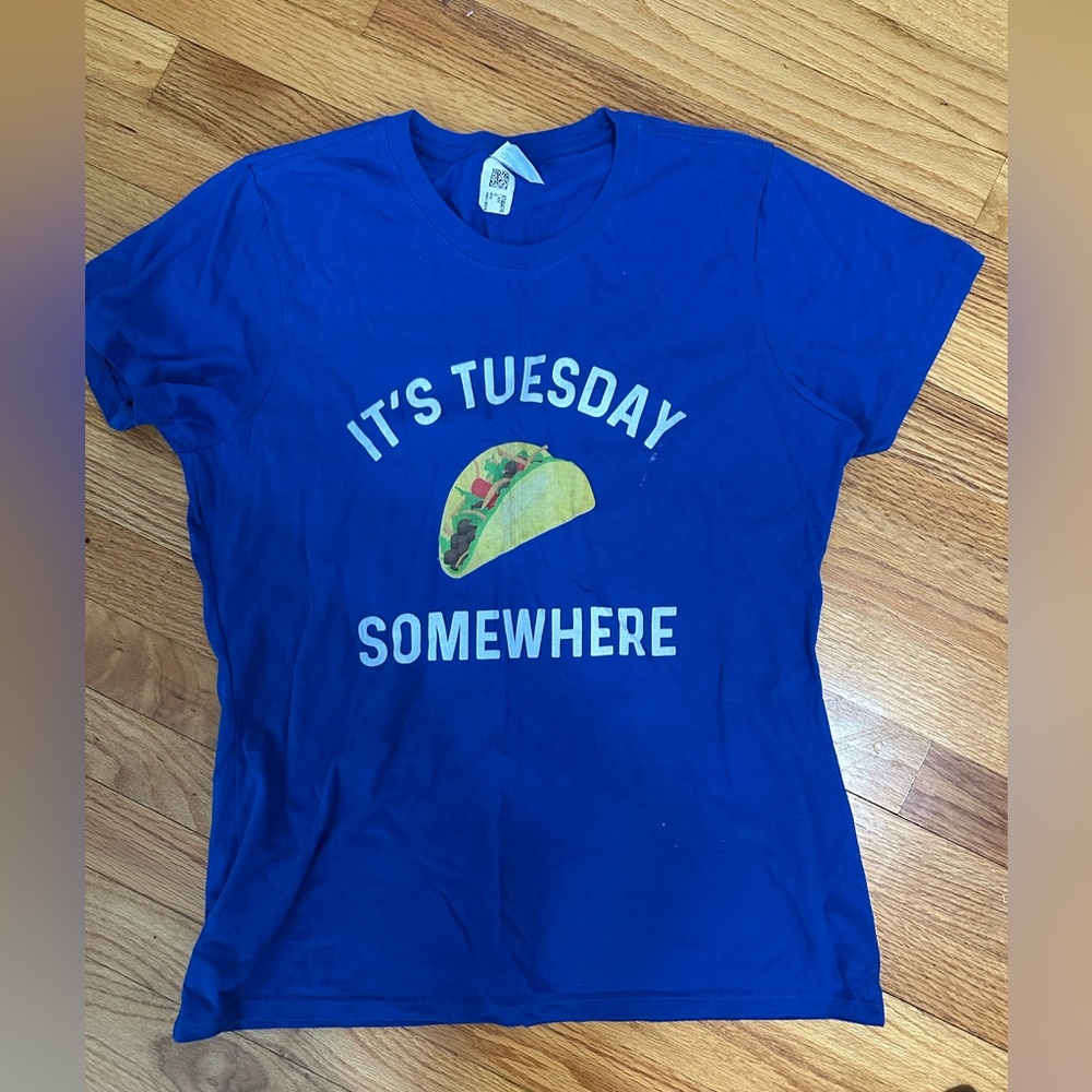 Port and Company Blue Short Sleeve Tee